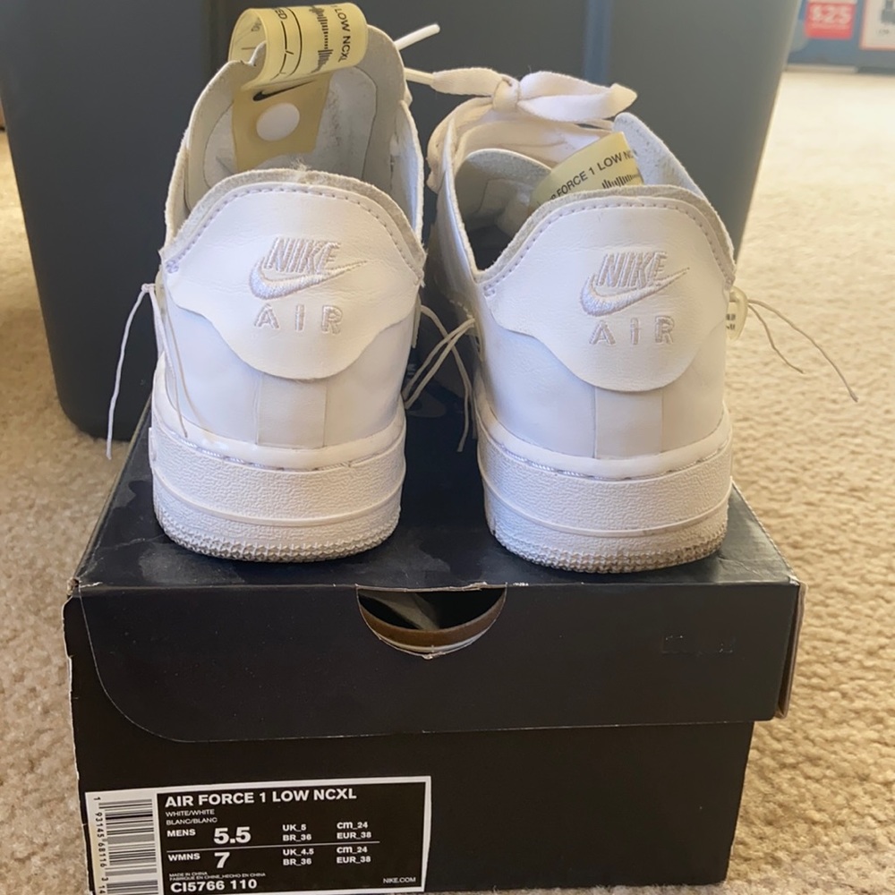 Nike Air Force 1 Low NCXL White (Woman: Size 7)